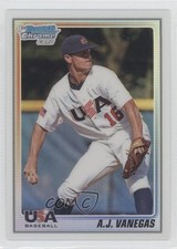2010 Bowman Chrome USA Stars Refractor 211/500 AJ Vanegas #USA-19 0l2