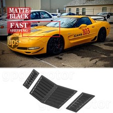 For Chevy Corvette C5 Base Z06 1997-2004 Vented Heat Extractor Hood Louver Scoop
