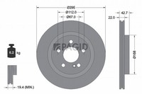 2X Bremsscheibe Pagid 55869NC FüR Mercedes CLA Shooting Brake X117 C117 Klasse