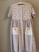 Sarah Loise Big Girl Large Floral Cotton Dress