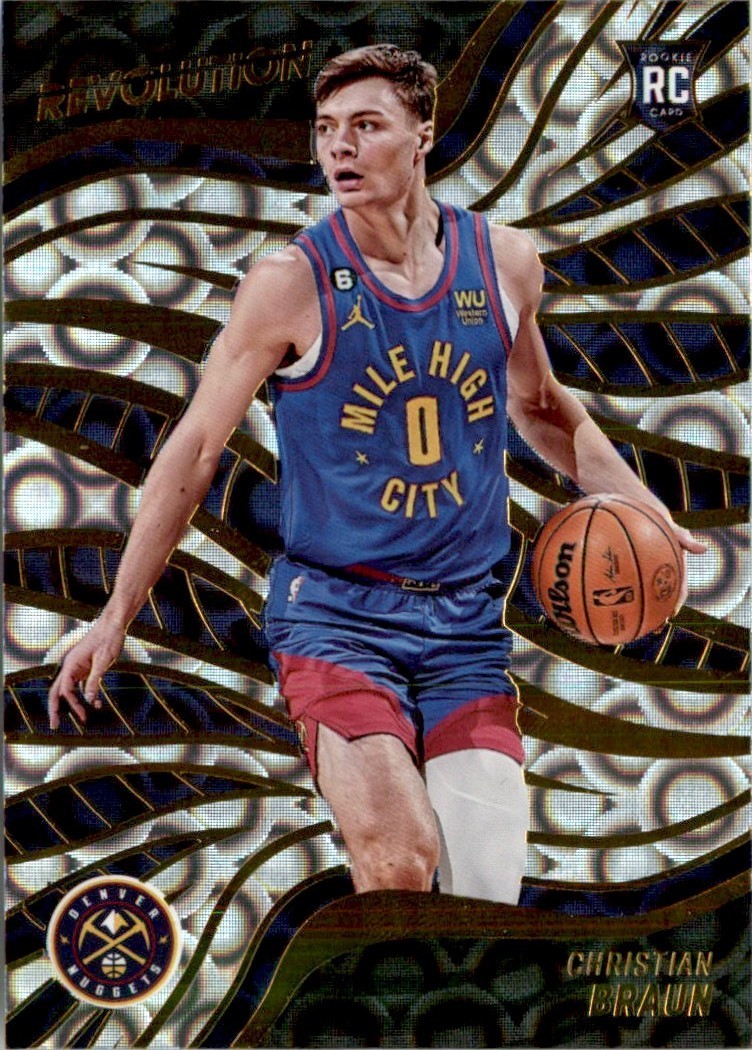 Christian Braun 2022-23 Panini Revolution Groove RC #109 Denver Nuggets
