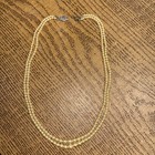 Vintage Graduated Pearl Necklace - 16 Inch Single Strand - Sterling — photo 2