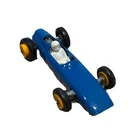 Matchbox Lesney No. 52 BRM Racing Car Blue with Yellow Hubs with Driver
