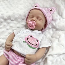 12in Reborn Baby Doll Full Silicone Lifelike Mini Preemie Girl Gift Toy Quality