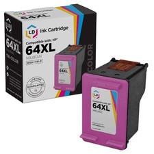 LD Products Replacement for HP 64XL HY Color Ink for ENVY 6255, 7155, 7855