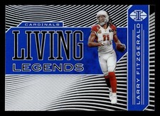 2020 Panini Illusions #LL18 Larry Fitzgerald Living Legends Sapphire