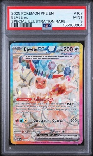 Eevee ex graded PSA 9 for sale on eBay