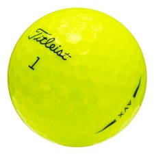 12 Titleist AVX Yellow Near Mint Used Golf Balls AAAA