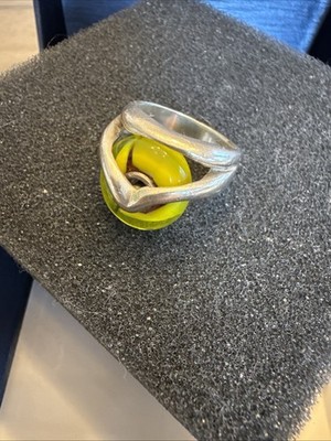 Troll Bead Ring Size 5 - Banana Bead Included