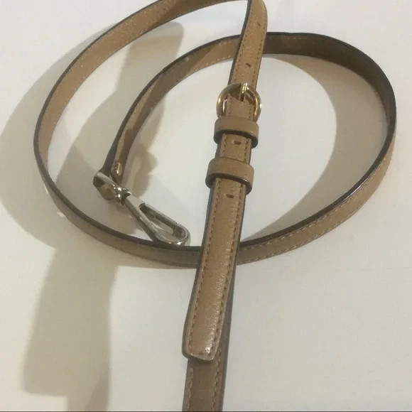 COACH Replacement Strap Light Brown Thin Leather … - image 4