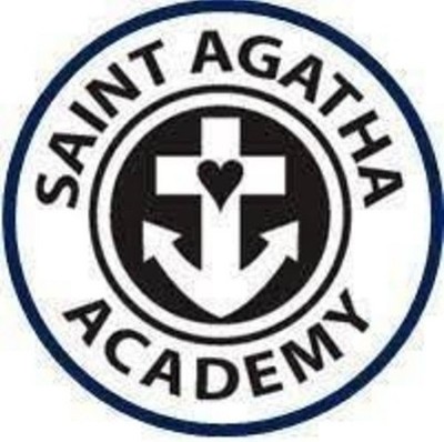 C185 Saint Agatha Academy Team Logo Refrigerator Magnet