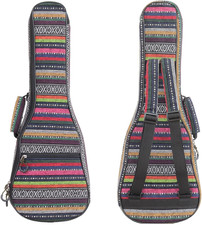Ukulele Case,21 23 26 30 Durable Colorful Ukelele Case with Thicker Pad for Sopr