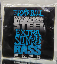 Ernie Ball Extra Slinky Stainless Steel Electric Bass Strings - 40-95 Gauge B7