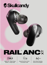 Skullcandy Rail ANC XT Wireless In-Ear Earbuds True Black, Noise Canceling