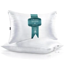 King Size Pillows Set of 2 Down Alternative – Soft & Fluffy King Pillow with ...