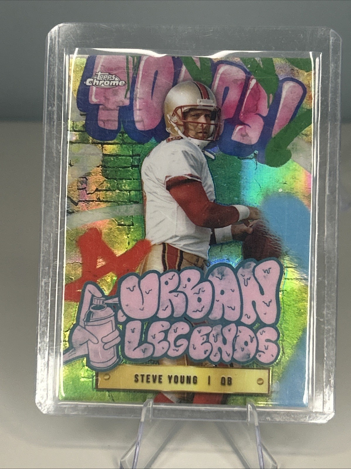 2024 Topps Chrome STEVE YOUNG URBAN LEGENDS SSP Case Hit Refractor #UL-13