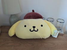Pompompurin Hello kitty x primark Plush Face Cushion pillow Super Soft sold out 