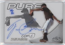 2013 Leaf Trinity Pure Auto Silver 49/60 Tyler Glasnow #P-TG1 Auto 1j2