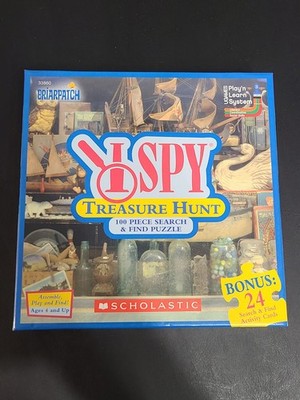 I Spy Treasure Hunt 100 Piece Search amd Find Puzzle & 24 Activity Cards 