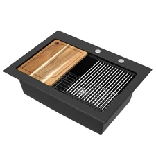 Talllor Granite Composite Kitchen Sink - 30 Inch Granite Kitchen Sink Drop....