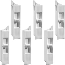 6 Pcs Window Tilt Latch Replacement, Snap in Tilt Latches for Window  Plastic S