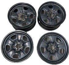 Set Of 4 Wheels Rims 2010-2015 Chevy Camaro 18 18 Black Genuine Oem Steel Tpms