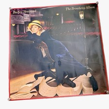 Barbra Streisand The Broadway Album Original Promo Poster 35x35 Vintage Record