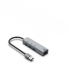 USB-C 3.1 Gigabit Ethernet LAN RJ45 1000Mbps Network Adapter 3-Port HUB PC Mac