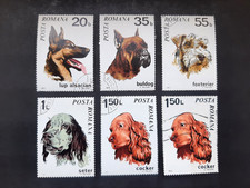 Romania 1971 Mi-No. RO 2908 - 2912 dogs dogs stamped
