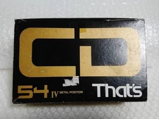 product+Transportation box Taiyo Yuden That's CD Ⅳ 54 x 10 pieces METAL