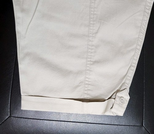 Style & Co Capri Straight Pants Twill Pull-on Womens Cargo Cuffed Stone Wall XL - Picture 6 of 10