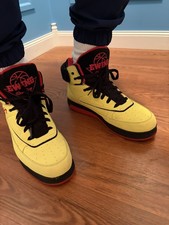 PATRICK EWING ATHLETICS 33 HI ORION Yellow Black Basketball Shoes - 1EW90229-704