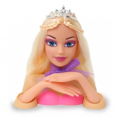 Jamara Frisierkopf Set Bella Styling inkl. Haarzubehör Rollenspiel für Mädchen