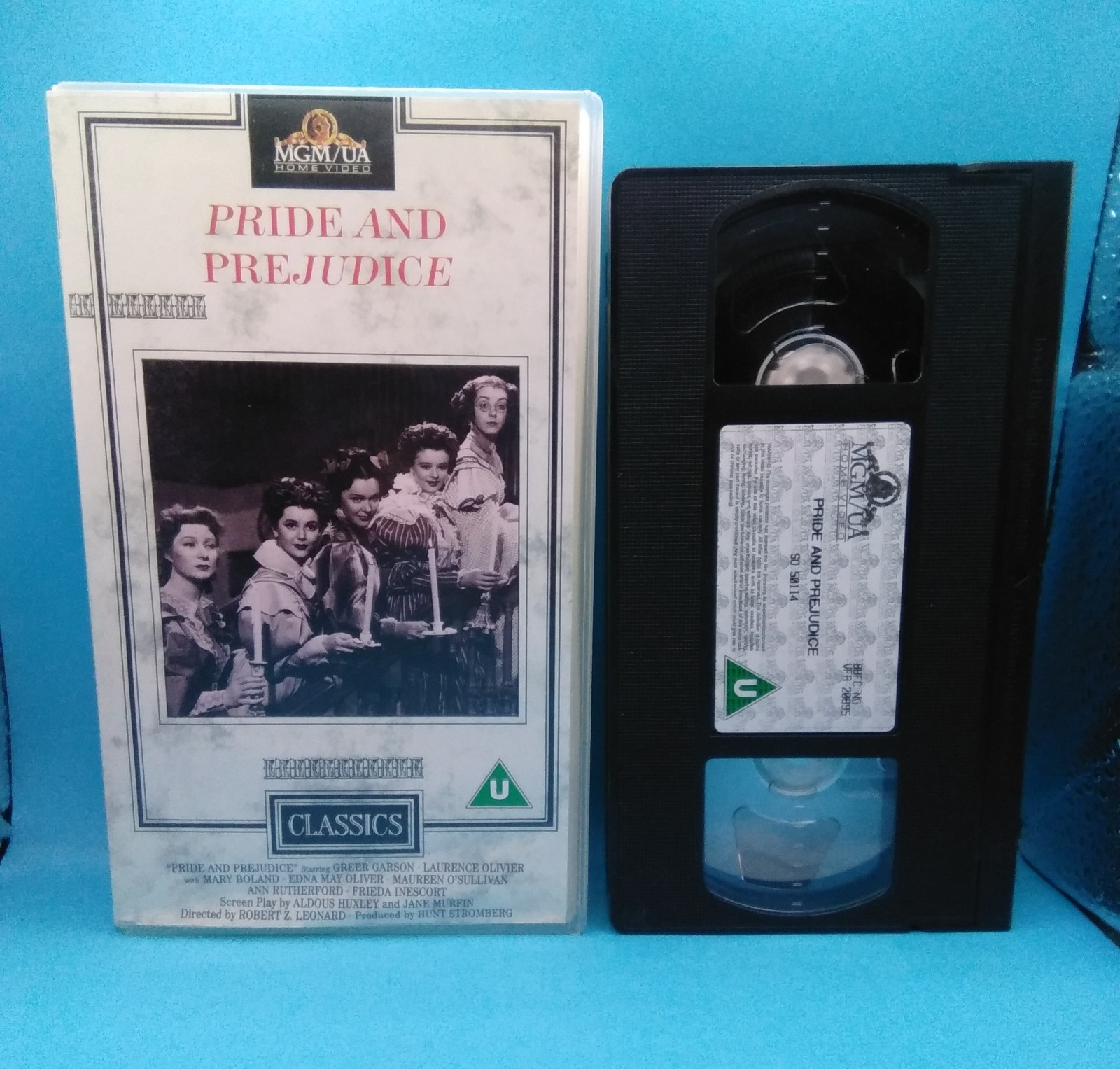 Pride And Prejudice VHS Pal Video Tape - Laurence Olivier.