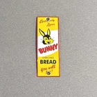 VINTAGE BUNNY BREAD DOOR PUSH PORCELAIN SIGN CAR OIL  GAS TRUCK MOTORCYCLE