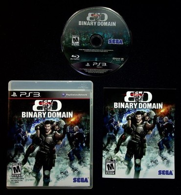 Binary Domain PS3 Video Game Multiplayer SEGA Shooter
