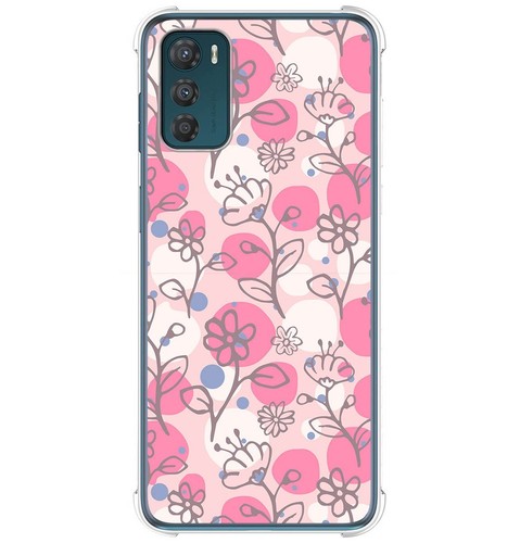 XINYEXIN Cover per otorola oto G22, Custodia Floreale per Ragazza