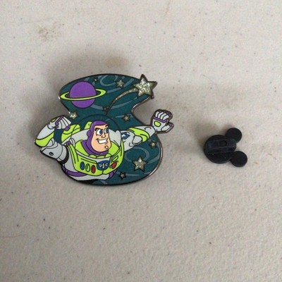 Disney - Buzz Lightyear - Flying in Space  - Galaxy Planets Stars Pin