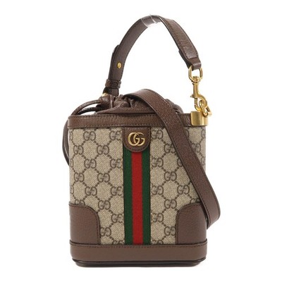 GUCCI GG GHW Ophidia Bucket Bag 2 Way Shoulder Bag 752583 Coated