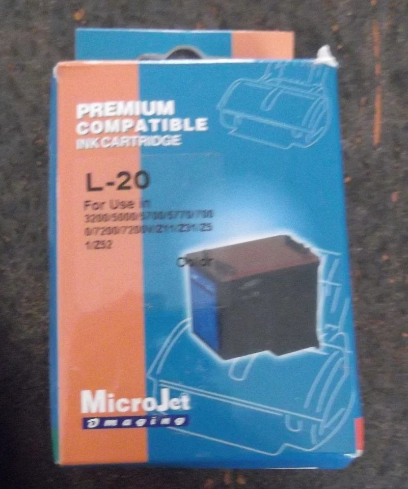 LEXMARK, DELL, SAMSUNG COMPATIBLE COLOR  INK CARTRIDGE, L20, 120,3200/5000/7200 - Image 3 of 4