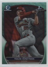 2023 Bowman Draft Chrome Aqua Wave Refractor /125 Travis Honeyman #BDC-95 0a98