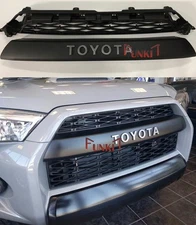 Front Bumper Grill For 4Runner 2014-2019 SR5 TRD Pro Style Grille Black w/letter