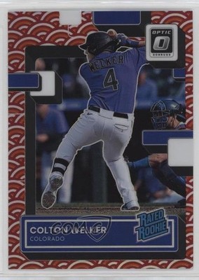 2022 Panini Donruss Optic Rated Photon Prizm Colton Welker #56 Rookie RC 0nr3