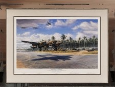 Signed By Pilots 19"x32" Limited Edition, Military, World War II Aces
