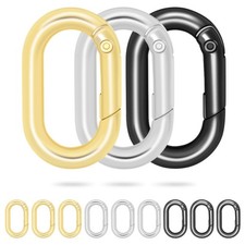 CooBigo 12Pack 1 Inch Assorted Oval 1 Inner Length, 1Inch 12pcs