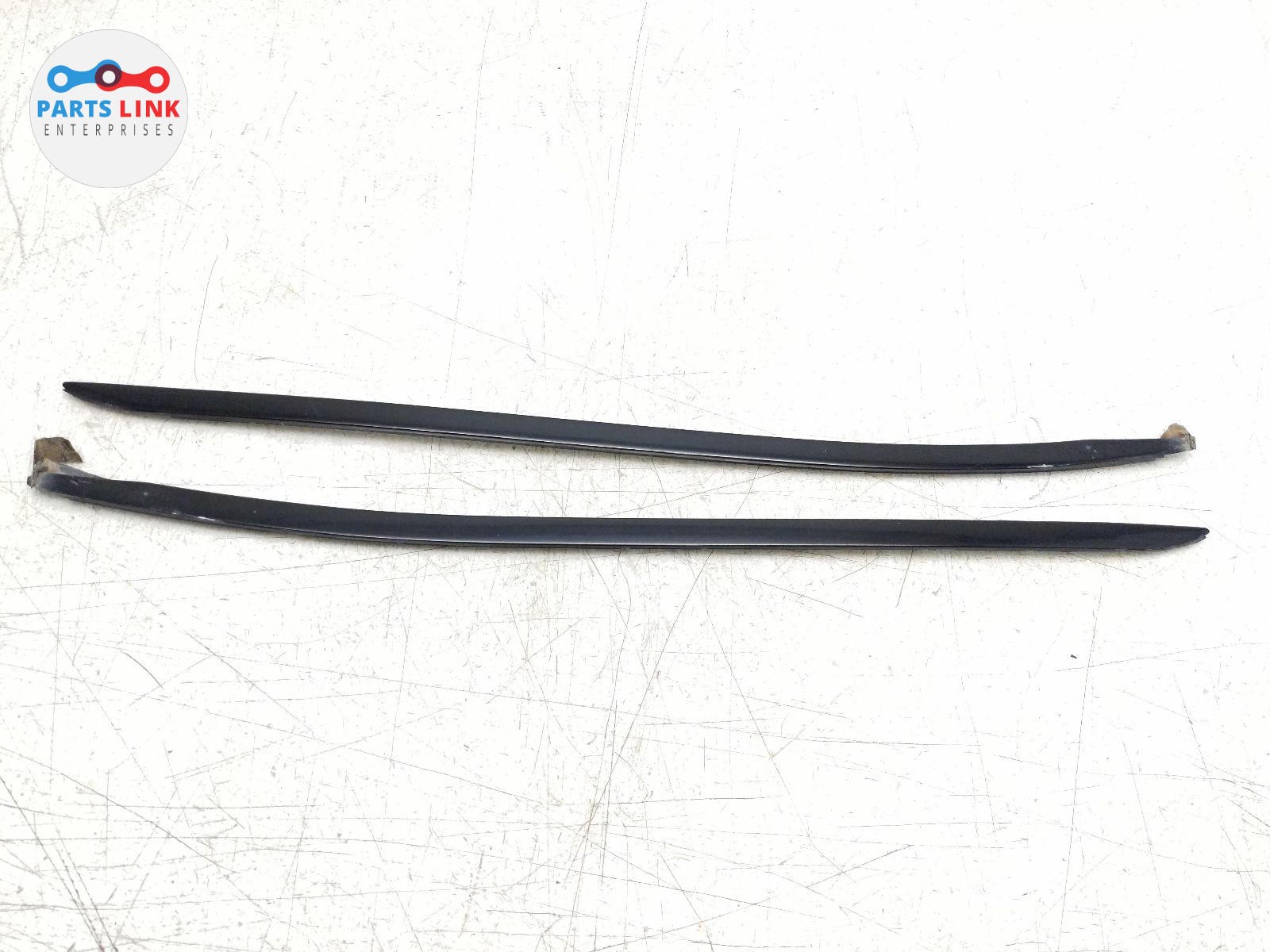 06-12 BENTLEY CONTINENTAL FLYING SPUR WINDSHIELD TRIM A PILLAR MOLDING DRIP SET