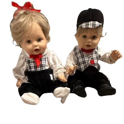 Vintage 1995 Twin Baby So Beautiful Babies- Blonde Hair Rare Eye Color