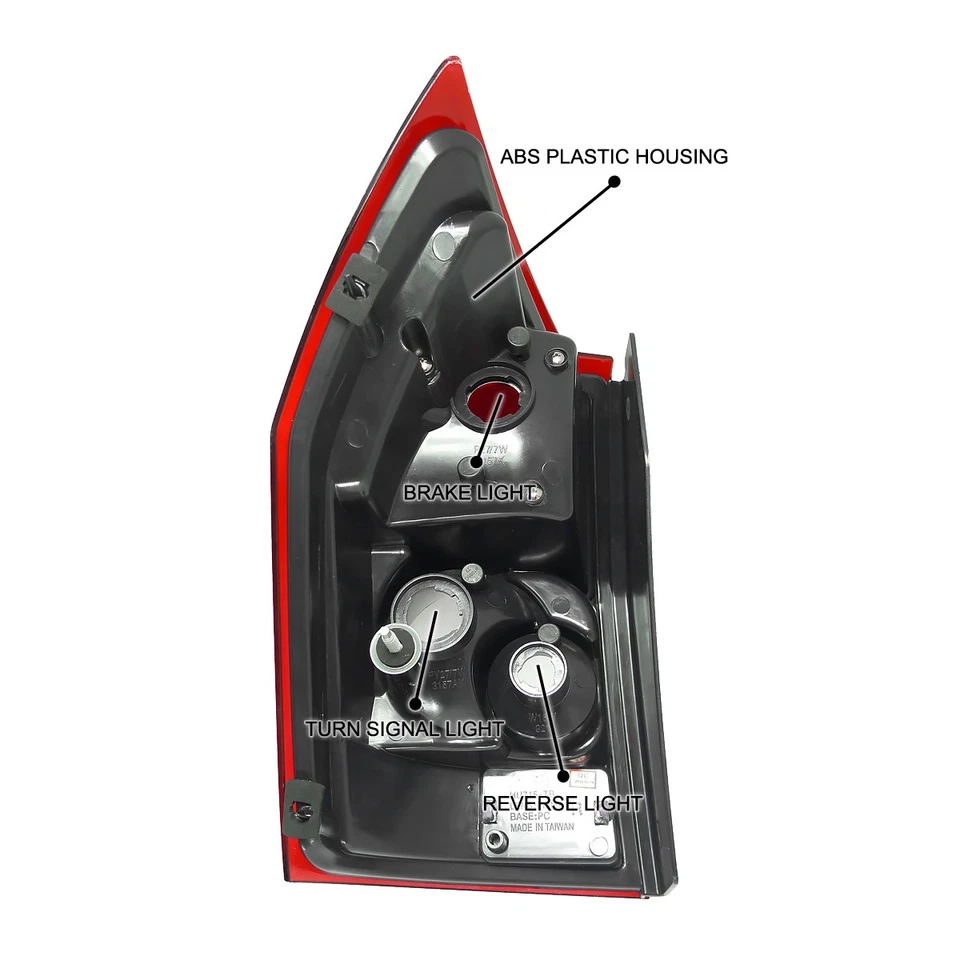 Black/Red Fits 2005-2008 Dodge Magnum Rear Brake Tail Lights Lamps Left+Right Foto 4 de 4