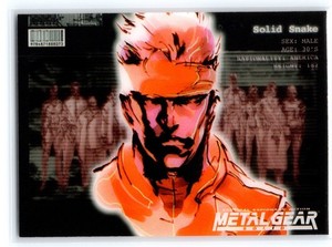 Metal Gear Solid Card | eBay