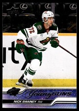 2023-24 Upper Deck Young Guns Nick Swaney Rookie Minnesota Wild #458
